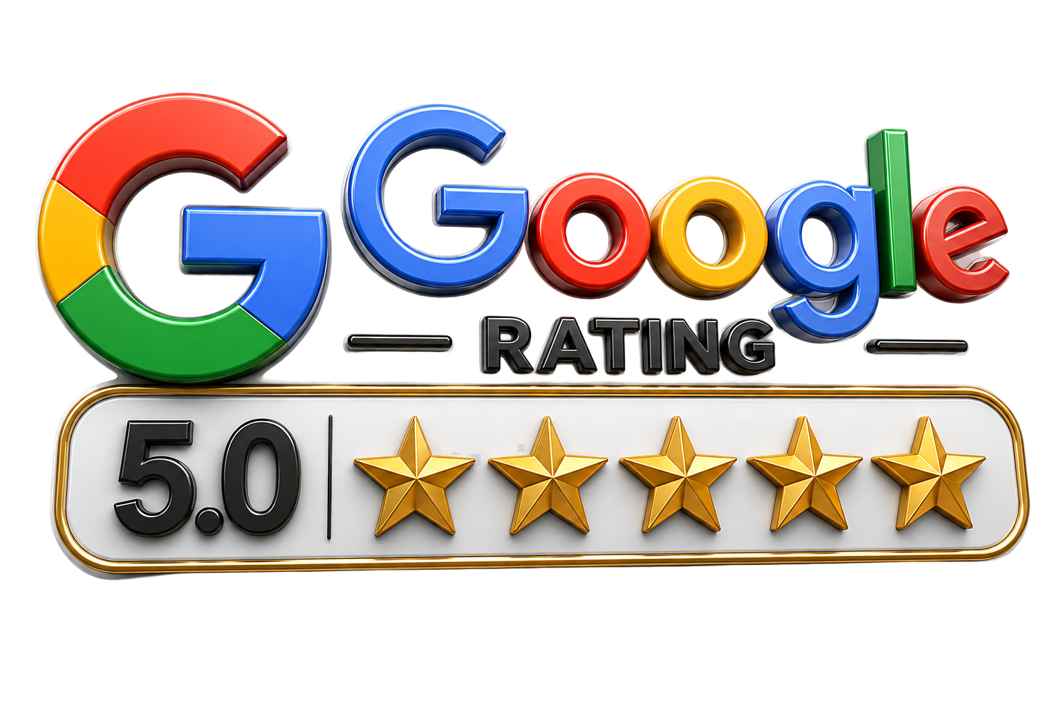 Google 5.0 star rating